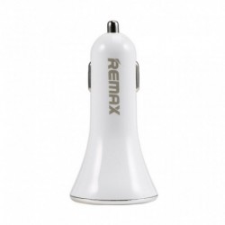 Auto punjač glava/adapter (bez kabla) Remax Fashion (6,3A | 3xUSB) - bela