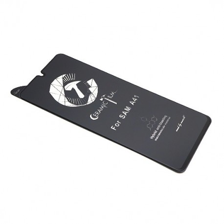 Zaštitna folija za Samsung Galaxy A41 PMMA Ceramic - crna