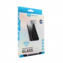 Zaštitno staklo za Samsung Galaxy S22 5G (zakrivljeno 3D) UV pun lepak Premium - providna