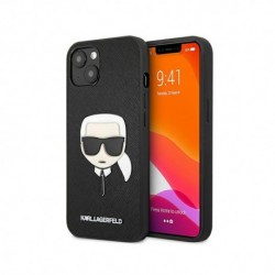 Futrola za iPhone 13 Pro leđa Karl Lagerfeld glava - crna