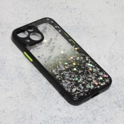 Futrola za iPhone 13 Mini leđa Frame glitter - crna