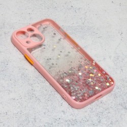 Futrola za iPhone 13 Mini leđa Frame glitter - roza