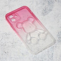 Futrola za iPhone 12/12 Pro leđa Violet bear - crvena