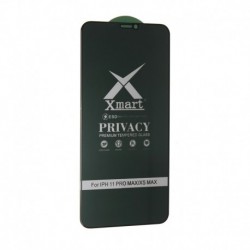 Zaštitno staklo za iPhone XS Max/11 Pro Max (zakrivljeno 9D) pun lepak - X-mart Privacy