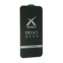 Zaštitno staklo za iPhone 12 Pro Max (zakrivljeno 9D) pun lepak - X-mart Privacy