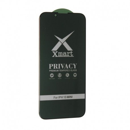 Zaštitno staklo za iPhone 13 Mini (zakrivljeno 9D) pun lepak - X-mart Privacy