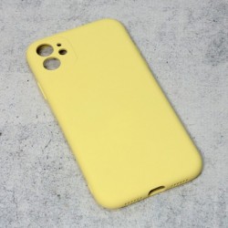 Futrola za iPhone 11 leđa Nano silikon - žuta