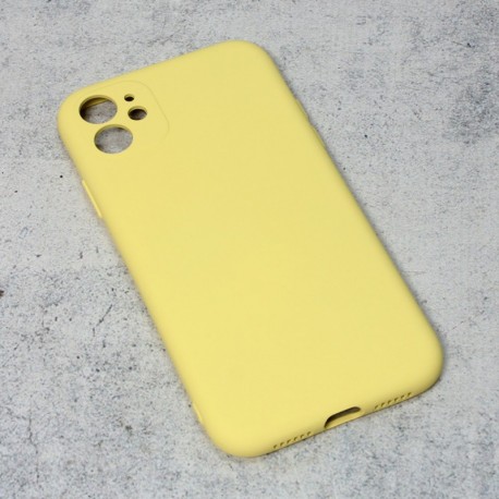 Futrola za iPhone 11 leđa Nano silikon - žuta