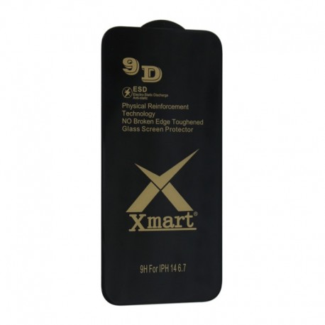 Zaštitno staklo za iPhone 14 Pro Max (zakrivljeno 9D) pun lepak - X-mart