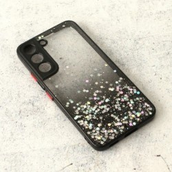 Futrola za Samsung Galaxy S22 5G leđa Frame glitter - crna