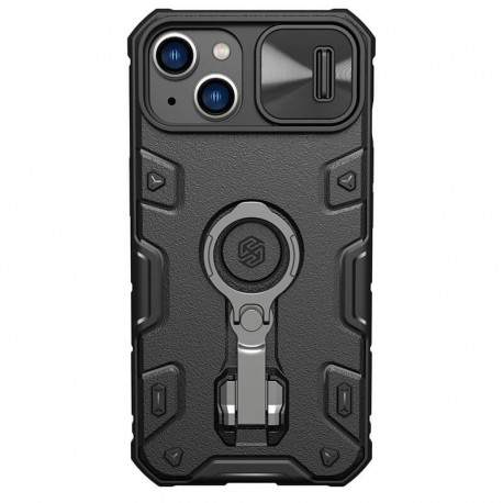 Futrola za iPhone 14 Plus leđa Nillkin Cam shield armor pro magnetic - crna