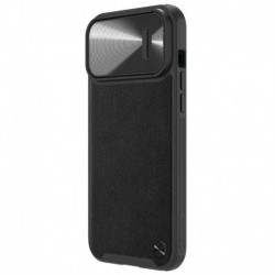 Futrola za iPhone 14 Pro leđa Nillkin Cam shield leather S - crna
