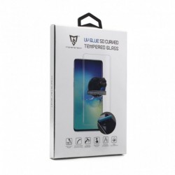 Zaštitno staklo za Samsung Galaxy S22 5G (zakrivljeno 5D) Mini UV pun lepak MonsterSkin - Providna