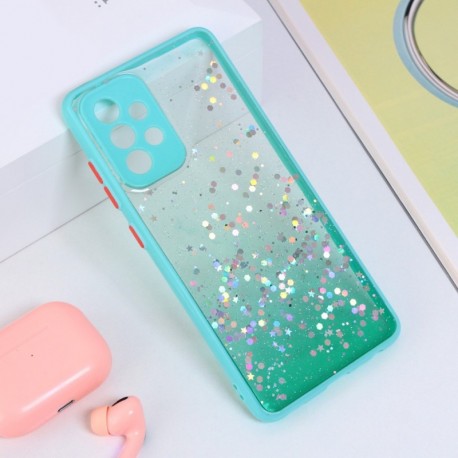 Futrola za Samsung Galaxy A52/4G/5G/A52s leđa Frame glitter - zelena