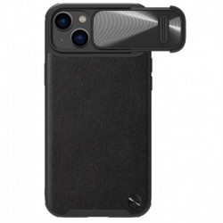 Futrola za iPhone 14 Plus leđa Nillkin Cam shield leather S - crna