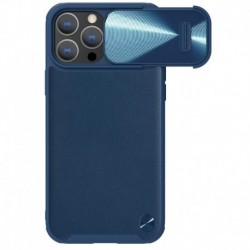 Futrola za iPhone 14 Pro leđa Nillkin Cam shield leather S - plava