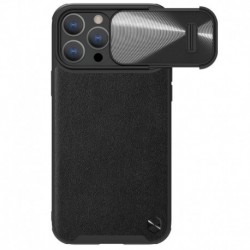 Futrola za iPhone 14 Pro Max leđa Nillkin Cam shield leather S - crna