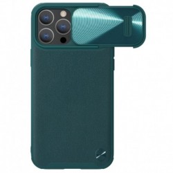 Futrola za iPhone 14 Pro Max leđa Nillkin Cam shield leather S - zelena
