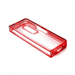 Futrola za Samsung Galaxy Z Fold 3 5G oklop Clear silikon - crvena