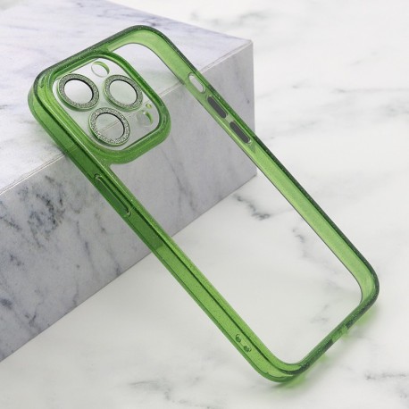 Futrola za iPhone 13 Pro leđa Diamond lens - zelena