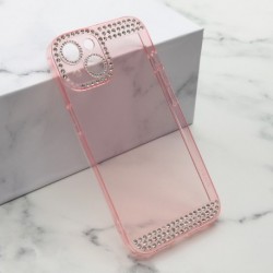 Futrola za iPhone 14 leđa Diamond side - roza