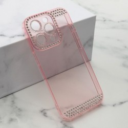 Futrola za iPhone 14 Pro leđa Diamond side - roza