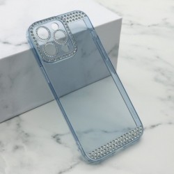 Futrola za iPhone 14 Pro Max leđa Diamond side - plava