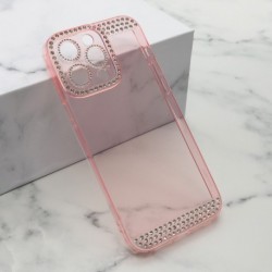 Futrola za iPhone 14 Pro Max leđa Diamond side - roza
