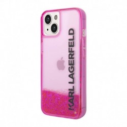 Futrola za iPhone 14 leđa Karl Lagerfeld Elong Hard Liquid - pink