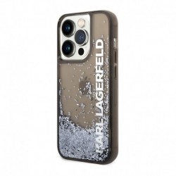 Futrola za iPhone 14 Pro leđa Karl Lagerfeld Elong Liquid - crna