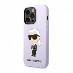 Futrola za iPhone 14 Pro Max leđa Karl Lagerfeld nft ikonik hard - ljubičasta
