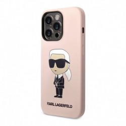 Futrola za iPhone 14 Pro Max leđa Karl Lagerfeld nft ikonik hard - pink