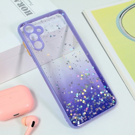 Futrola za Samsung Galaxy A13 5G leđa Frame glitter - ljubičasta