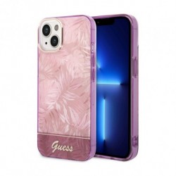 Futrola za iPhone 14 Plus leđa Guess Hc electro jungle - pink