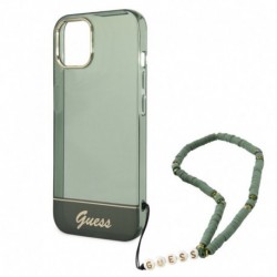 Futrola za iPhone 14 Plus leđa Guess Hc electro strap - zelena
