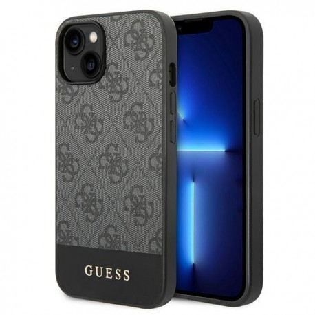 Futrola za iPhone 14 leđa Guess 4G b stripe - siva