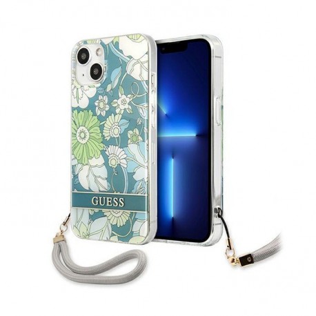 Futrola za iPhone 13 leđa Guess 4G flower - zelena