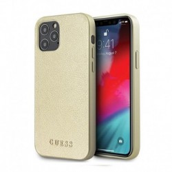 Futrola za iPhone 12/12 Pro leđa Guess 4G irid - zlatna