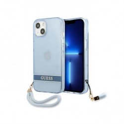 Futrola za iPhone 13 Mini leđa Guess 4G trans - plava