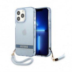 Futrola za iPhone 13 Pro Max leđa Guess 4G trans - plava