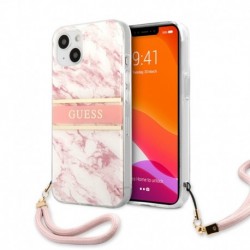 Futrola za iPhone 13 leđa Guess marble - roza
