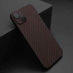 Futrola za iPhone 14 Plus leđa Carbon stripes - bordo