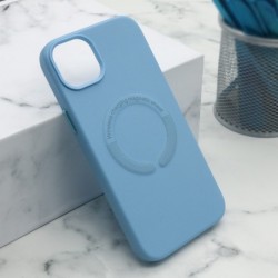 Futrola za iPhone 14 Plus leđa MagSafe Soft touch - plava