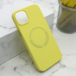 Futrola za iPhone 14 Plus leđa MagSafe Soft touch - žuta