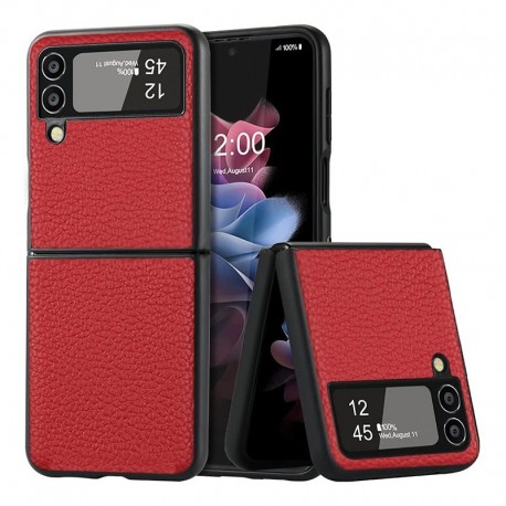 Futrola za Samsung Galaxy Z Flip 4/Flip4 leđa Elegant leather - crvena