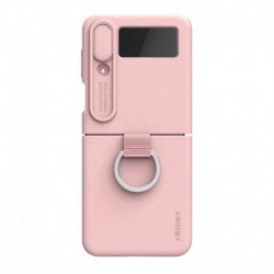 Futrola za Samsung Galaxy Z Flip 4/Flip4 leđa Nillkin Cam shield Silky - roza