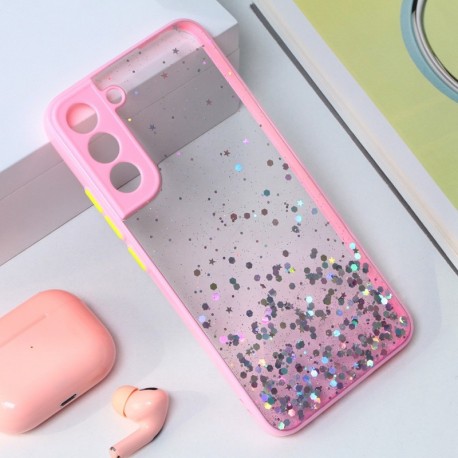 Futrola za Samsung Galaxy S22 Plus 5G leđa Frame glitter - roza