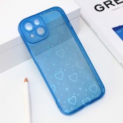 Futrola za iPhone 14 leđa Heart color imd - plava