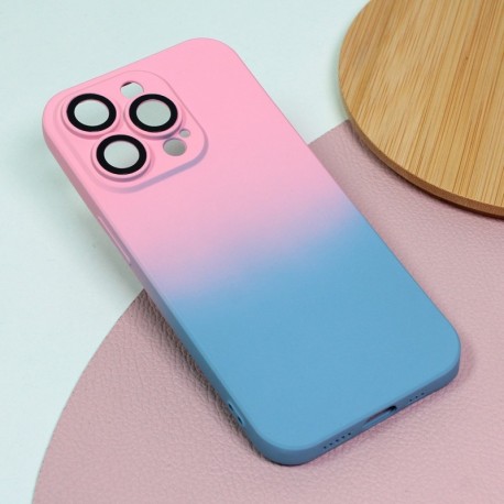 Futrola za iPhone 14 Pro leđa Spring 2 - roze-plava