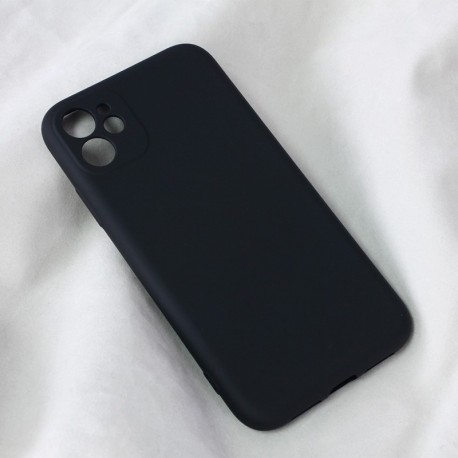 Futrola za iPhone 11 leđa Soft velvet - crna